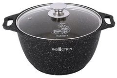 Купить Кастрюля Kukmara Marble Induction, 3 л / Народный дискаунтер ЦЕНАЛОМ