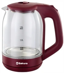 Купить Чайник Sakura SA-2736R, красный / Народный дискаунтер ЦЕНАЛОМ