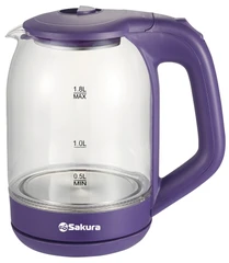 Купить Чайник Sakura SA-2736V фиолетовый / Народный дискаунтер ЦЕНАЛОМ