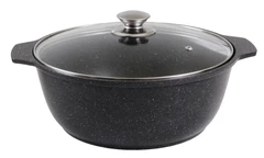 Купить Кастрюля-жаровня Kukmara Мраморная, 4 л / Народный дискаунтер ЦЕНАЛОМ