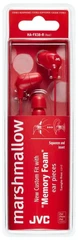 Купить Гарнитура JVC Marshmallow HA-FX38M-R-E / Народный дискаунтер ЦЕНАЛОМ