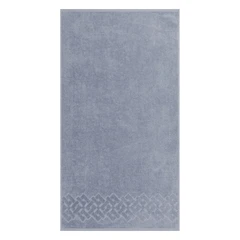 Купить Полотенце Донецкая Мануфактура BALDRIC серый 70х130 см, махра / Народный дискаунтер ЦЕНАЛОМ