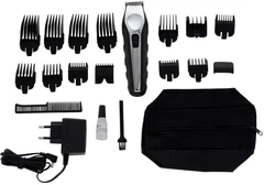 Купить Триммер WAHL Ergonomic TotalBeardKit 9888-1316, серебристый / Народный дискаунтер ЦЕНАЛОМ
