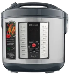 Купить Мультиварка Sakura SA-7766BK, черный / Народный дискаунтер ЦЕНАЛОМ