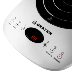 Купить Плитка индукционная BRAYER BR2802, белый / Народный дискаунтер ЦЕНАЛОМ