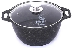 Купить Кастрюля Kukmara Мраморная, 3 л / Народный дискаунтер ЦЕНАЛОМ