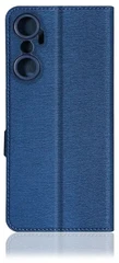 Купить Чехол-книжка DF для Infinix Hot 20 (4G), синий / Народный дискаунтер ЦЕНАЛОМ