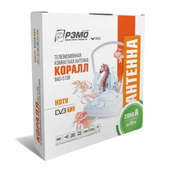 Купить Антенна активная РЭМО BAS-5138-USB CORAL / Народный дискаунтер ЦЕНАЛОМ