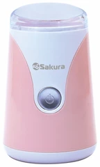Купить Кофемолка Sakura SA-6157P белый,розовый / Народный дискаунтер ЦЕНАЛОМ