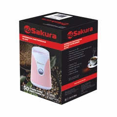 Купить Кофемолка Sakura SA-6157P, розовый / Народный дискаунтер ЦЕНАЛОМ
