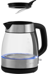 Купить Чайник Polaris Water Way Pro PWK 1211CGL, черно-серебристый / Народный дискаунтер ЦЕНАЛОМ