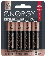 Купить Батарейка AA Energy Ultra LR6-8BL / Народный дискаунтер ЦЕНАЛОМ
