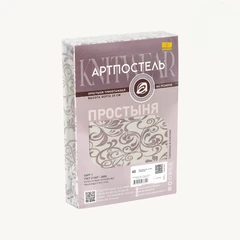 Купить Простыня на резинке АРТПОСТЕЛЬ Завиток капучино 200х200х20 см, трикотаж / Народный дискаунтер ЦЕНАЛОМ