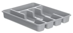 Купить Лоток для столовых приборов HOBBY LIFE HL0411200GR, 26.5х34х4.5 см / Народный дискаунтер ЦЕНАЛОМ