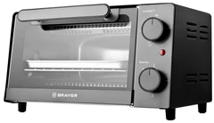 Купить Мини-духовка BRAYER 2600BR, черный / Народный дискаунтер ЦЕНАЛОМ