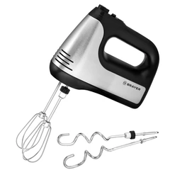 Купить Миксер BRAYER BR1304, серебристый/черный / Народный дискаунтер ЦЕНАЛОМ
