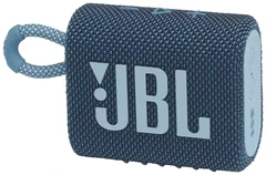Купить Колонка портативная JBL GO 3 Blue / Народный дискаунтер ЦЕНАЛОМ