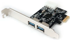 Купить Контроллер Gembird SPCR-01 PCI-Ex1 USB 3.0, 2xUSB-A / Народный дискаунтер ЦЕНАЛОМ