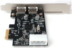 Купить Контроллер Gembird SPCR-01 PCI-Ex1 USB 3.0, 2xUSB-A / Народный дискаунтер ЦЕНАЛОМ