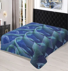 Купить Покрывало стеганое Арт-постель Мёбиус 240х215 см, поплин / Народный дискаунтер ЦЕНАЛОМ