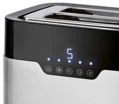 Купить Тостер CENTEK CT-1423, серебристый/черный / Народный дискаунтер ЦЕНАЛОМ