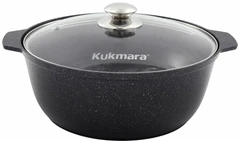 Купить Кастрюля-жаровня Kukmara Мраморная, 5 л / Народный дискаунтер ЦЕНАЛОМ
