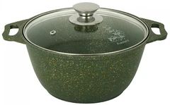 Купить Кастрюля Kukmara Trendy Style Malachite, 4 л / Народный дискаунтер ЦЕНАЛОМ