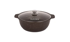 Купить Кастрюля-жаровня Kukmara Мраморная, 4 л / Народный дискаунтер ЦЕНАЛОМ