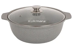 Купить Кастрюля-жаровня Kukmara Мраморная, 5 л / Народный дискаунтер ЦЕНАЛОМ