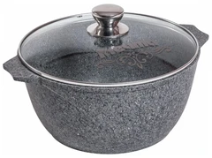 Купить Кастрюля Мечта Premium Grey, 6 л / Народный дискаунтер ЦЕНАЛОМ