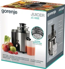 Купить Соковыжималка Gorenje JC400E, серебристый / Народный дискаунтер ЦЕНАЛОМ