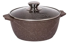 Купить Кастрюля Мечта Гранит Brown, 1 л / Народный дискаунтер ЦЕНАЛОМ
