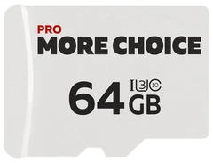 Купить Карта памяти microSDXC More choice MC64-V30 64GB / Народный дискаунтер ЦЕНАЛОМ