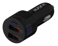 Купить Автомобильное зарядное устройство Maxvi CCM-522, черный / Народный дискаунтер ЦЕНАЛОМ