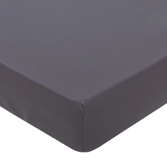 Купить Простыня на резинке АРТПОСТЕЛЬ Графит 200х200х20 см, поплин / Народный дискаунтер ЦЕНАЛОМ