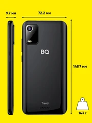 Купить Смартфон 5.45" BQ 5560L Trend 1/8GB Black / Народный дискаунтер ЦЕНАЛОМ