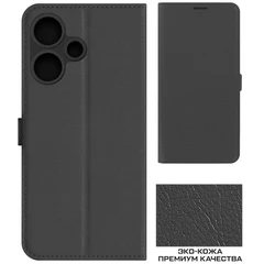 Купить Чехол-книжка Krutoff Eco Book для INFINIX Hot 30, черный / Народный дискаунтер ЦЕНАЛОМ