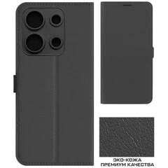 Купить Чехол-книжка Krutoff Eco Book для INFINIX Note 30, черный / Народный дискаунтер ЦЕНАЛОМ