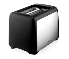 Купить Тостер BRAYER BR2109, серебристый/черный / Народный дискаунтер ЦЕНАЛОМ