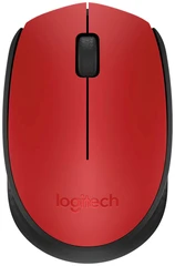 Купить Мышь беспроводная Logitech M170 Red/Black / Народный дискаунтер ЦЕНАЛОМ