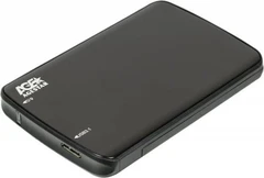 Купить Внешний бокс для HDD/SSD AgeStar 31UB2A12C, черный / Народный дискаунтер ЦЕНАЛОМ