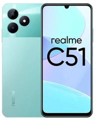 Купить Смартфон 6.74" Realme C51 4/128GB Mint Green / Народный дискаунтер ЦЕНАЛОМ