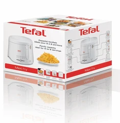 Купить Фритюрница Tefal FF100032, белый / Народный дискаунтер ЦЕНАЛОМ
