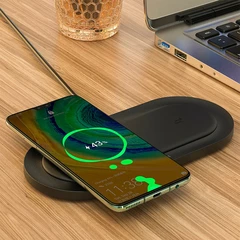 Купить Беспроводное зарядное устройство Borofone BQ7 Prominent Black / Народный дискаунтер ЦЕНАЛОМ