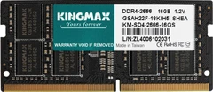 Купить Оперативная память Kingmax KM-SD4-2666-16GS DDR4 - 16ГБ 2666, для ноутбуков (SO-DIMM), Ret / Народный дискаунтер ЦЕНАЛОМ