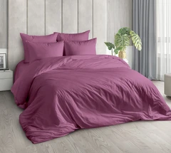 Купить Комплект постельного белья Миланика Палитра Брусника Семейный, поплин, наволочки 70х70 см / Народный дискаунтер ЦЕНАЛОМ