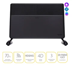 Купить Конвектор Ballu Apollo Inverter Black Infinity BEC/ATI 2503, черный / Народный дискаунтер ЦЕНАЛОМ