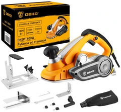 Купить Рубанок электрический DEKO DKEP 1400W 063-4337 / Народный дискаунтер ЦЕНАЛОМ