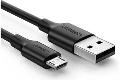 Купить Кабель Ugreen USB2.0 Am - Micro USB, 1 м, черный / Народный дискаунтер ЦЕНАЛОМ