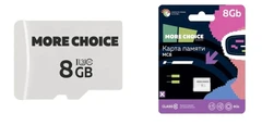 Купить Карта памяти microSDHC More choice MC8 8 ГБ / Народный дискаунтер ЦЕНАЛОМ